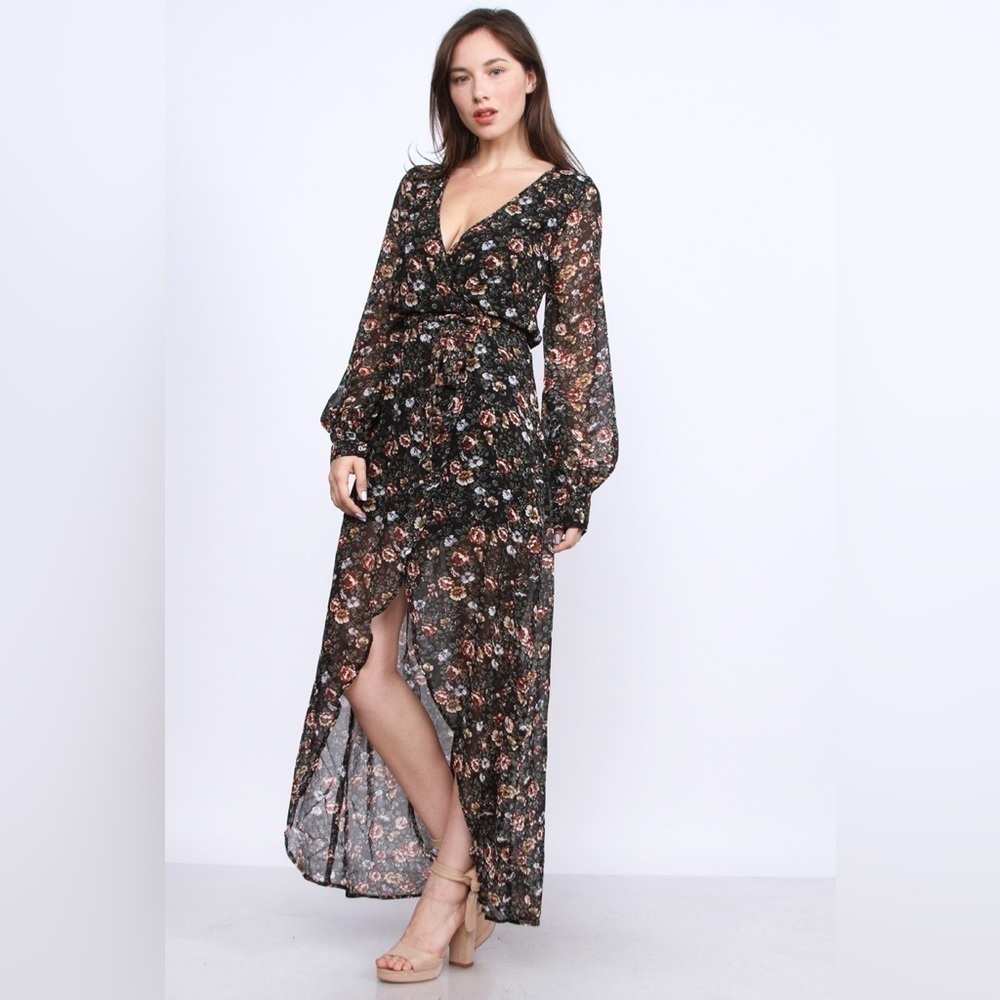 BIN#19 - Floral Print Maxi Dress